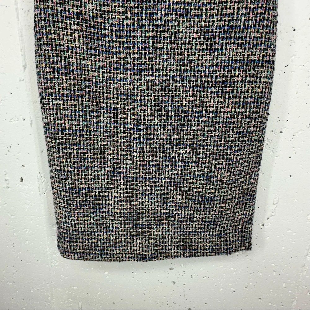 J Crew Women’s size 0 No 2 Black & White Tweed Pencil Skirt